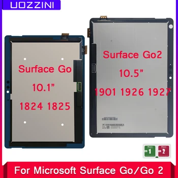 100% Új AAA+++ LCD A Microsoft Surface Menj 1824 1825/2 Go2 1901 1926 1927 LCD Kijelző érintőképernyő Digitalizáló Közgyűlés