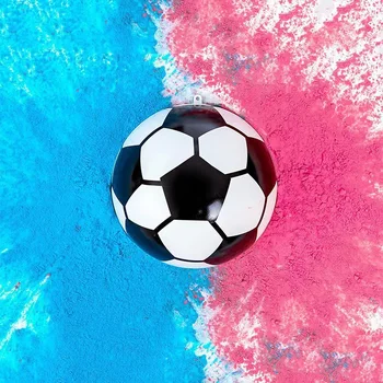 A nemek közötti Mutatják Robbanó Por Futball-Labda, Kék, Rózsaszín Por, Fiú vagy Lány Baba Zuhany Esküvői Dekoráció Végső Parti Dekoráció