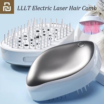 A Stcok Youpin LLLT Elektromos Lézer Haj Fésű Egészségügyi Növekedés Anti-hajhullás Fejbőr Masszázs, Fésű, Kefe Haj Fésű Eszköz