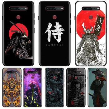 A szamuráj Ninja Fedezze LG K92 K42 K22 K71 K61 K51S K41S K30 K20 2019 Q60 V60 V50 S V40 V30 G8-Fekete Telefon Esetében