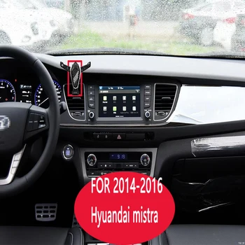 ABS autótelefon Jogosultja Csat Középső Képernyőn Figyelmeztető Lámpa Szellőző GPS Állni A 2014-2016 Hyundai mistra Autó Tartozékok