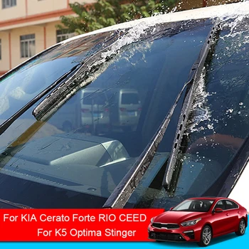 Autó Szélvédő Ablaktörlő lapátjai Gumi keret nélküli Bracketless A KIA Ceed Forte K3 Optima K5 Picanto Reggel RIO Tonik X-Line Lélek