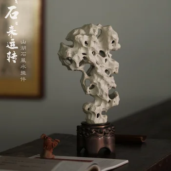 Az Új, Modern Kínai Zen Kerámia Füstölő Taihu Tó Kő Modell Szoba, Hálószoba, Nappali Szoba TV Szekrény, Asztal Decoratio