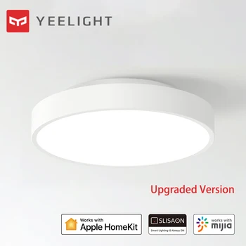 Frissítés Yeelight YLXD76YL LED Mennyezeti Lámpa 23W 320mm AC220V Állítható Fényerő Dolgozik HomeKit Mijia App IP60 Porvédett