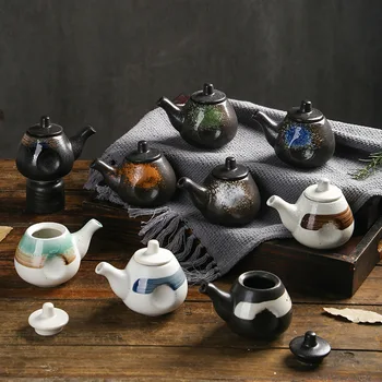 Japán stílusú Fűszerezés Pot Kreatív Kerámia Fűszerezés Üveg Fűszerezés Jar Szósz, Étterem, Szálloda, Evőeszközök 200ML