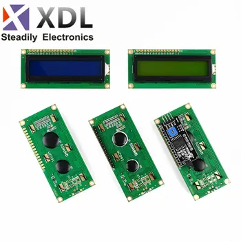 LCD1602+I2C Modul Kék / Sárga Zöld Képernyő 16 × 2 Karakteres LCD Kijelző PCF8574T PCF8574 IIC I2C Interfész 5V az arduino