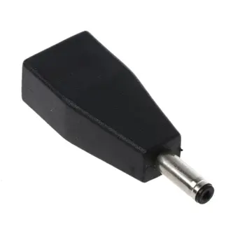 Micro USB-Női DC 3.5x1.35 mm-es Férfi Jack Dugó Átalakító Adapter Felelős Az USB HUB LED Ventilátor