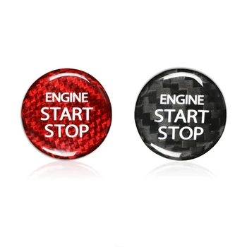 Motor Start-Stop Gomb Terjed Egy Gomb Start Gomb Fedezze Autó Belső Matricát Suzuki Swift Alto Ignis S Cross Alivio (Piros)