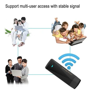 UF909 4G Wifi Router 150Mbps Vezeték nélküli LTE USB Modem Dongle Hordozható Laptop Wifi Router Okos Szélessávú Támogatja a Micro-SIM