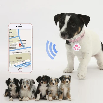 Vezeték nélküli Kereső Kutya Karom Pet Tracker Bluetooth Elhelyezése Anti Veszteség Készülék Kulcstartó Intelligens önkioldó Riasztás