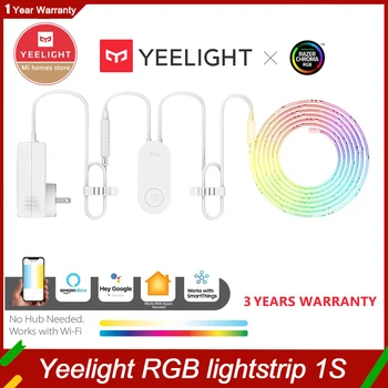 Yeelight RGB lightstrip 1S Intelligens fény zenekar Smart home Telefon App Wifi Színes bárány LED 2M, Hogy 10 MILLIÓ 16 Millió 60 Led