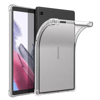 Ütésálló Szilikon tok Samsung Galaxy Tab A7 Lite 8.7 SM-T220 SM-T225 Tabletta Esetben Rugalmas, Világos, Átlátszó hátlap