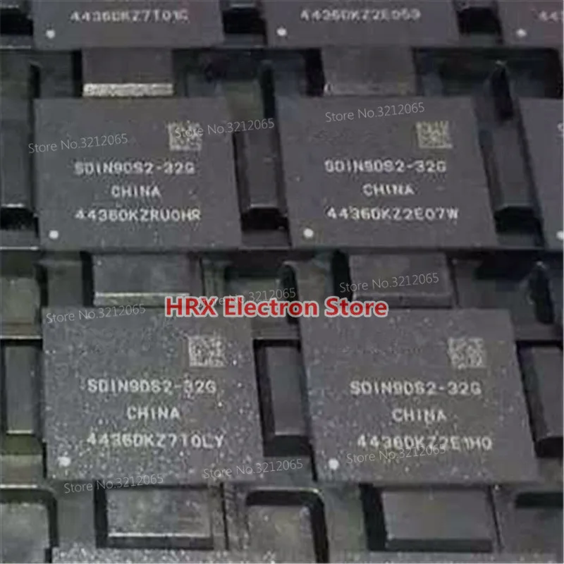 100% Új, Eredeti SDIN7DU2-32G SDINADB4-32G SDIN9DS2-32G SDIN7DP4-32G SDIN5C4-32G BGA Chip EMMC