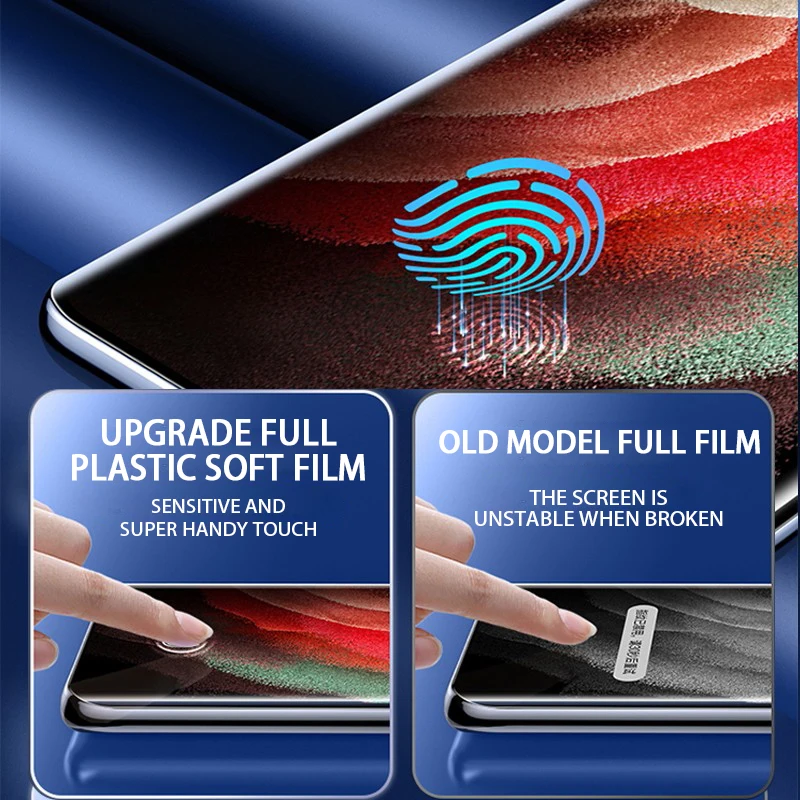 3Pcs Hidrogél Film Samsung Galaxy S22 S23 S20 S21 S10 S9 S8 Plus Ultra Screen Protector S 23 22 21 20 Megjegyzés 10 9 8 Üveg FE