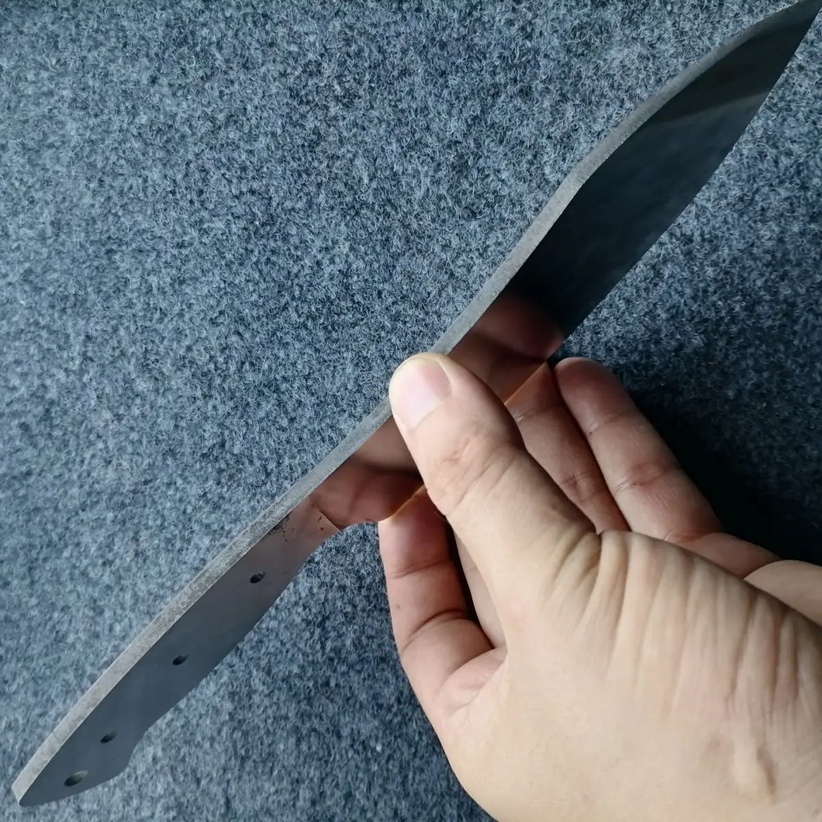 Akciós ár gyári farok áruk M390 por acél konyhai kés félkész kés Osztrák Bailu farok árut lehet
