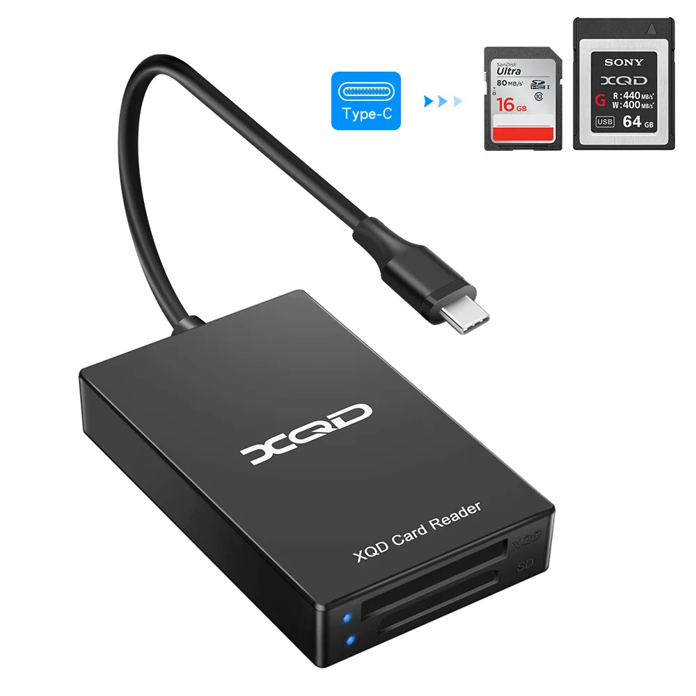 Kettős XQD Kártya Olvasó Multi-Function c-Típusú Hogy XQD Kártya Olvasó, M/G Memória USB 3.0 XQD Kártya Támogatja a Sebesség Akár 5Gbps