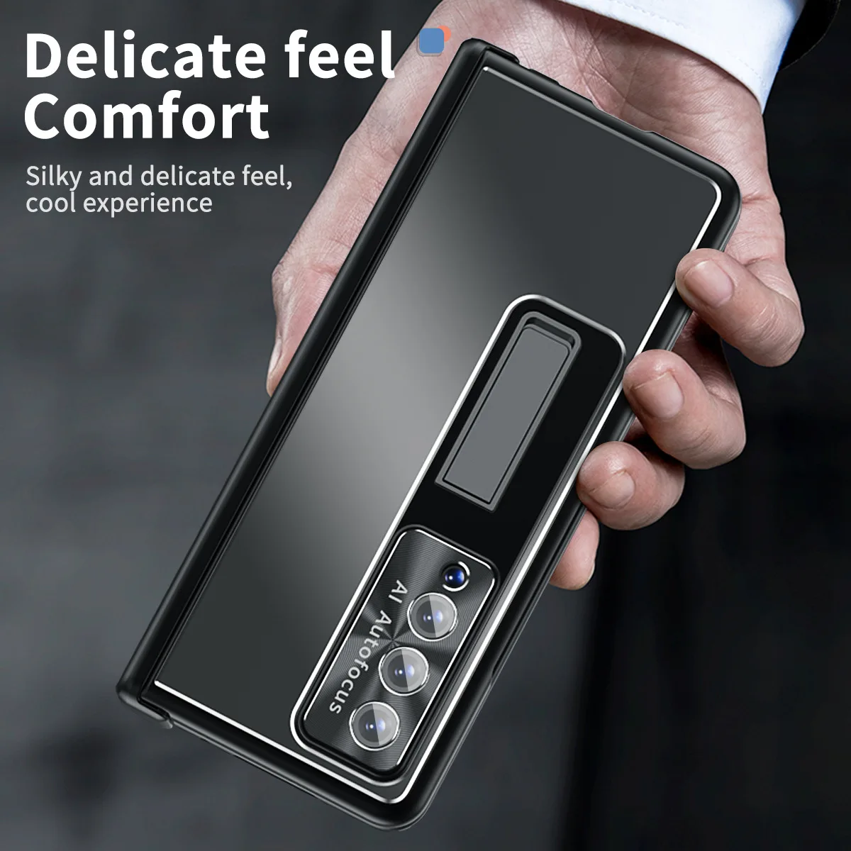 Luxus Alumínium Ötvözet Zsanér Telefon tok Samsung Galaxy Z Hajtás 3 Z-4-Szeres S Pend Edzett Képernyő Film Borító